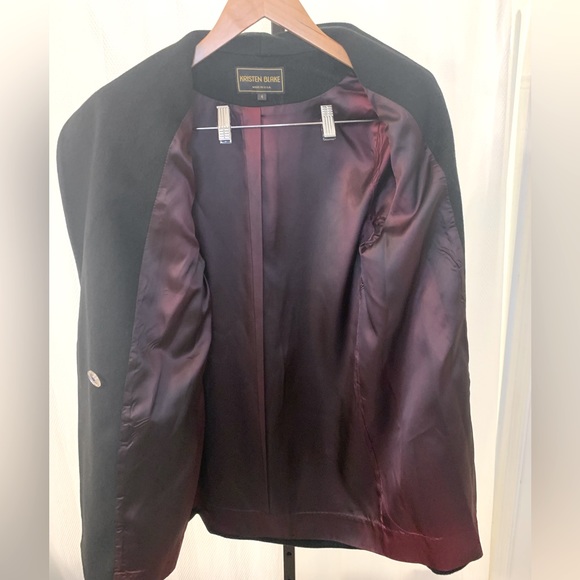 Kristen Blake Black Wool Coat - Picture 8 of 8